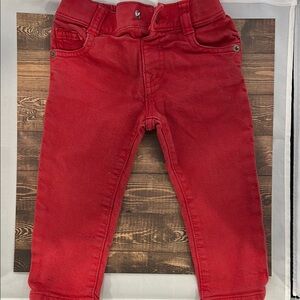 Vintage Gymboree Red Denim Jeans Straight Leg